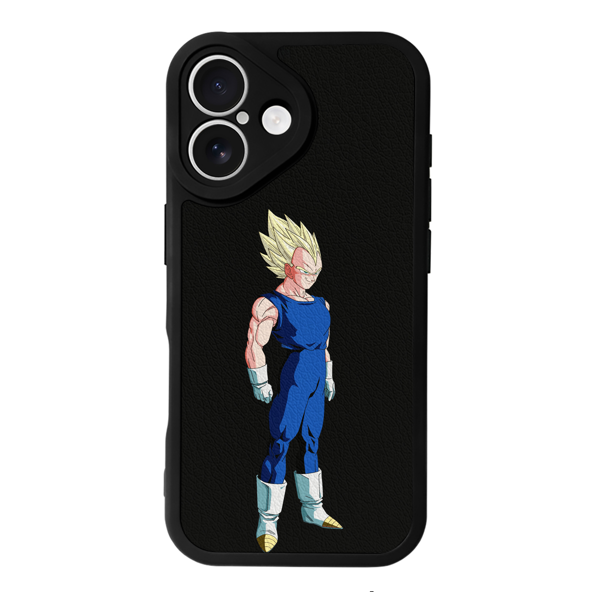 （画像用） ドラゴンボール ベジータ四世（Bejīta Yonsei）DRAGON BALL Vegeta IV 【iPhone 16シリーズ対応】シリコンスマホケース（レザー調） 材質：シリコン